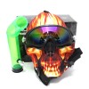 Fancy skull  Design Gas Mask With Acrylic Water Pipe Set