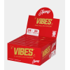 Vibes HEMP Fine Rolling Papers King Size 24 Booklet Per Box / 33 Papers + Tips Per Booklet