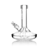 GRAV Small Wide Base Water Pipe - Clear