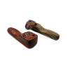 American Made 4" Wooden Hand Pipe With Swivel Lid(WW-28)
