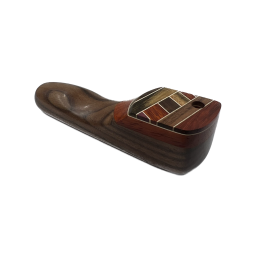 American Made 4" Wooden Hand Pipe With Swivel Lid(WW-28)