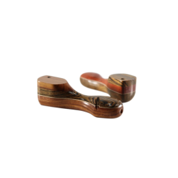 American Made 4.25" Wooden Hand Pipe With Swivel Lid(WW-9)