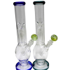 14'' Round Bottom Tree Percolator Tube Color Water Pipe 14 MM Male Bowl Glass On Glass 