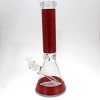 14'' 9MM Beaker Base Color With Clear Heavy Duty Water Pipe 14 MM Male Bowl Glass On Glass 