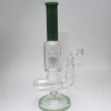 14.5'' Roller Inline Design With Tree Percolator Tube Color Heavy Water Pipe With 18 MM Male Banger 