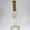 14.5'' Roller Inline Design With Tree Percolator Tube Color Heavy Water Pipe With 18 MM Male Banger 