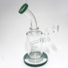 10'' Assorted Design Percolator Water Pipe With 14 MM Male Banger 