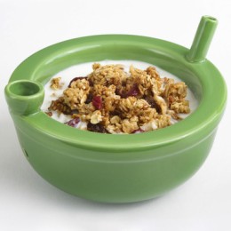 Ceramic Cereal Bowl Pipe