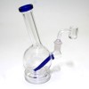 6"Tube Color Dab Rig Design Water Pipe With 14 MM Male Quartz Banger 