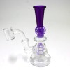 6" Evrst Dotted color Deign Dab Rig Water Pipe with 14mm Male Banger