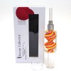 Spiral Color  Liquid Straw Kit with Screw Nail