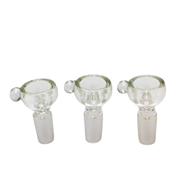 14mm Male Round Clear Bowl 