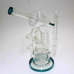 12" Coil With Honey Comb Side Arm Water Pipe G-G