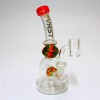 7" Evrst Zig Zag Color Dab Rig Water Pipe with 14mm Male Banger