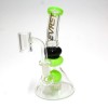 7" Evrst  Tube Color Dab Rig Water Pipe With 14mm Male Banger