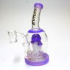 7" Evrst Mushroom  Dab Rig Water Pipe With 14mm Male Banger