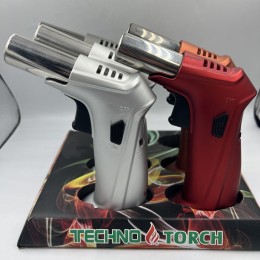 Techno Angel Slant Torch Lighter / 6 Ct Per Display 