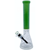 15" Thick Base Engraved Beaker Water Pipe BY Cali Cloudx 