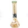  16" Fancy  Art 9MM Beaker Water Pipe With 14MM Male Bowl By Cali Cloudx 