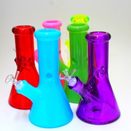 8" 9MM Solid Color Beaker  Water Pipe G-G