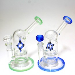8" Recycle Side Arm Dab Rig Water Pipe with Bowl