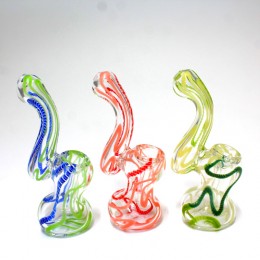 5" Swirl Color Bubbler Small