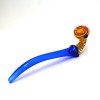 8'' Rasta Swirl Color Head Tube Color Sherlock Pipe 