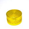  3 Part Unique Gold Color Honeycomb Design  Grinder 53 MM 