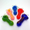 4.5'' Jumbo Size Cubed Color Extra Heavy Duty Glass Hand Pipe 