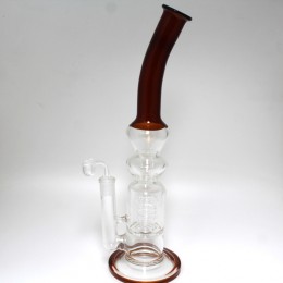 18''  High Up  USA Made  Design Percolator  Water Pipe With 18 MM Male Banger 