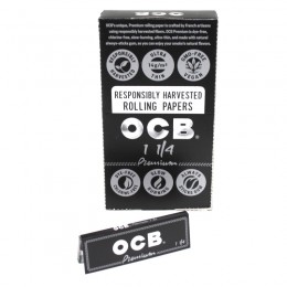 OCB Premium Cigarette Papers 1 1/4 size-24 per pack