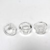 Clear  Glass  Bowl For Silicone Pipes 
