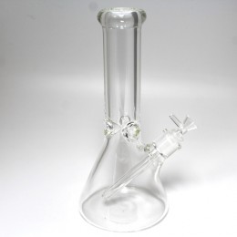 12'' 9 MM Heavy Clear Beaker Water Pipe Glass On Glass 