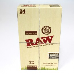 Raw Organic Hemp 24 Per Box 1 1/4Size