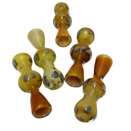 3'' Dotted Color Heavy Duty Chillum 
