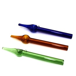 5.5'' Solid Color Tube  Glass Honey  Straw  Kit 