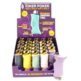Toker Poker Fold - In Stainless Steel Poker With Bottle Opener 25 CT Pack 