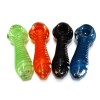 3'' Solid Color Swirl Design Glass Hand Pipe
