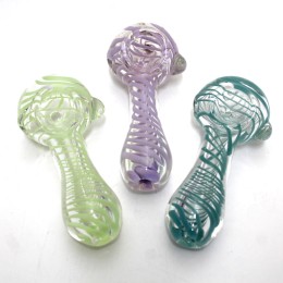 4'' Inner swirl Design Heavy Duty Glass Hand Pipe