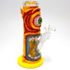 9'' Monster Design Big Eye Decorated Straight Water Pipe G-G 