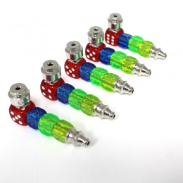 3'' Dice Design  Metal Pipe With Cover 