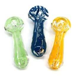 4'' Swirl Color  Glass Hand Pipe