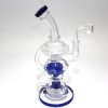 10'' Double Recycle New  Design Water Pipe With 14 MM Male Banger 