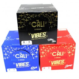 Cali Vibes Cones  Organic Hemp  2 gram 8 Packs Per Box 3 Calis Per Pack 