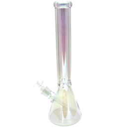 14''Colorful Beaker Base Heavy Duty Water Pipe With 14 MM Male Bowl Glass On Glass 