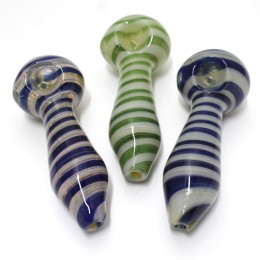4.5'' Multi Swirl Color Heavy Duty Glass Hand Pipe 