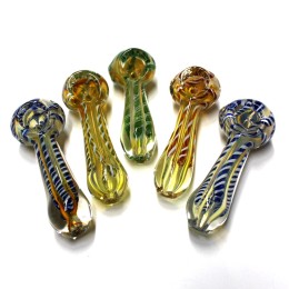 3'' Swirl Color Glass Hand Pipe 