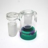 90 Degree Mini Ash Catcher 18 MM Male To 14 MM Female With Silicone Base 