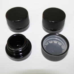 Black Color Glass Container  Small 