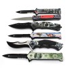 Folding Knife Assorted Style With Pocket Clip 1 Pcs Per Pack 